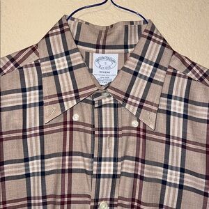 Brooks Brothers Regent Plaid Button Down Shirt